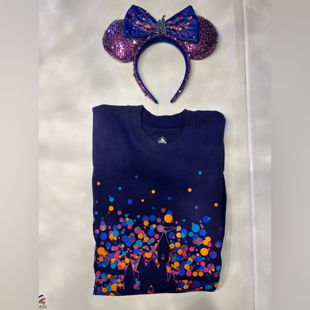 Disney Spirit Jersey in Deep Purple with Disney ears included.